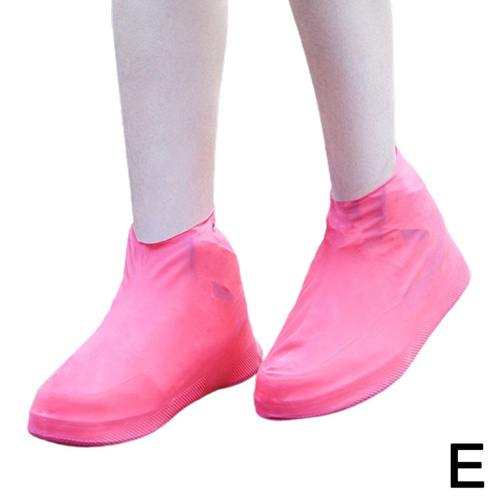 Resistant Silicone Overshoes Rain Waterproof Shoe Covers Boot Cover Protector - M9E1